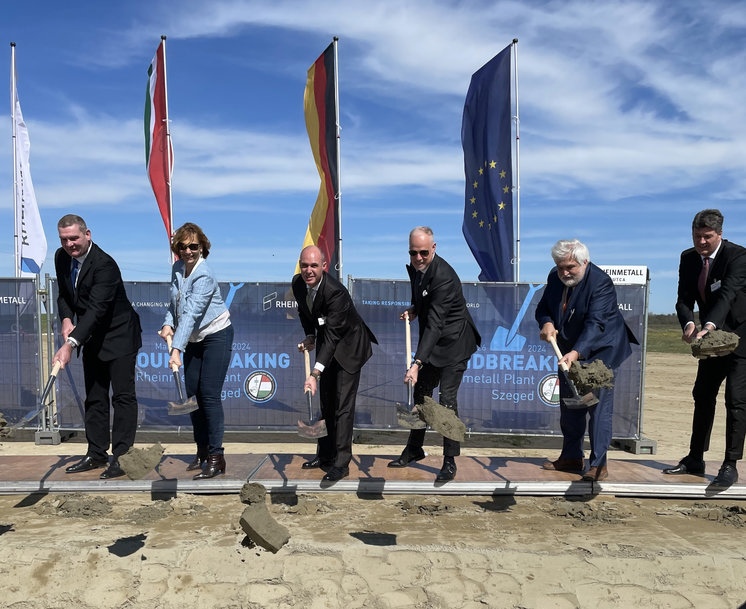 Ground-breaking ceremony in Szeged: Rheinmetall builds new hybrid plant in southern Hungary – production capacities for civil business units and defence technology